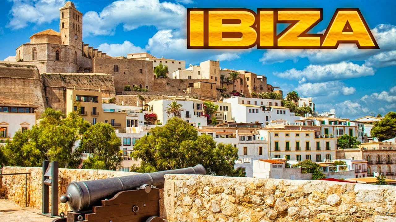 A Tour of the Main Town on Ibiza Island, Spain