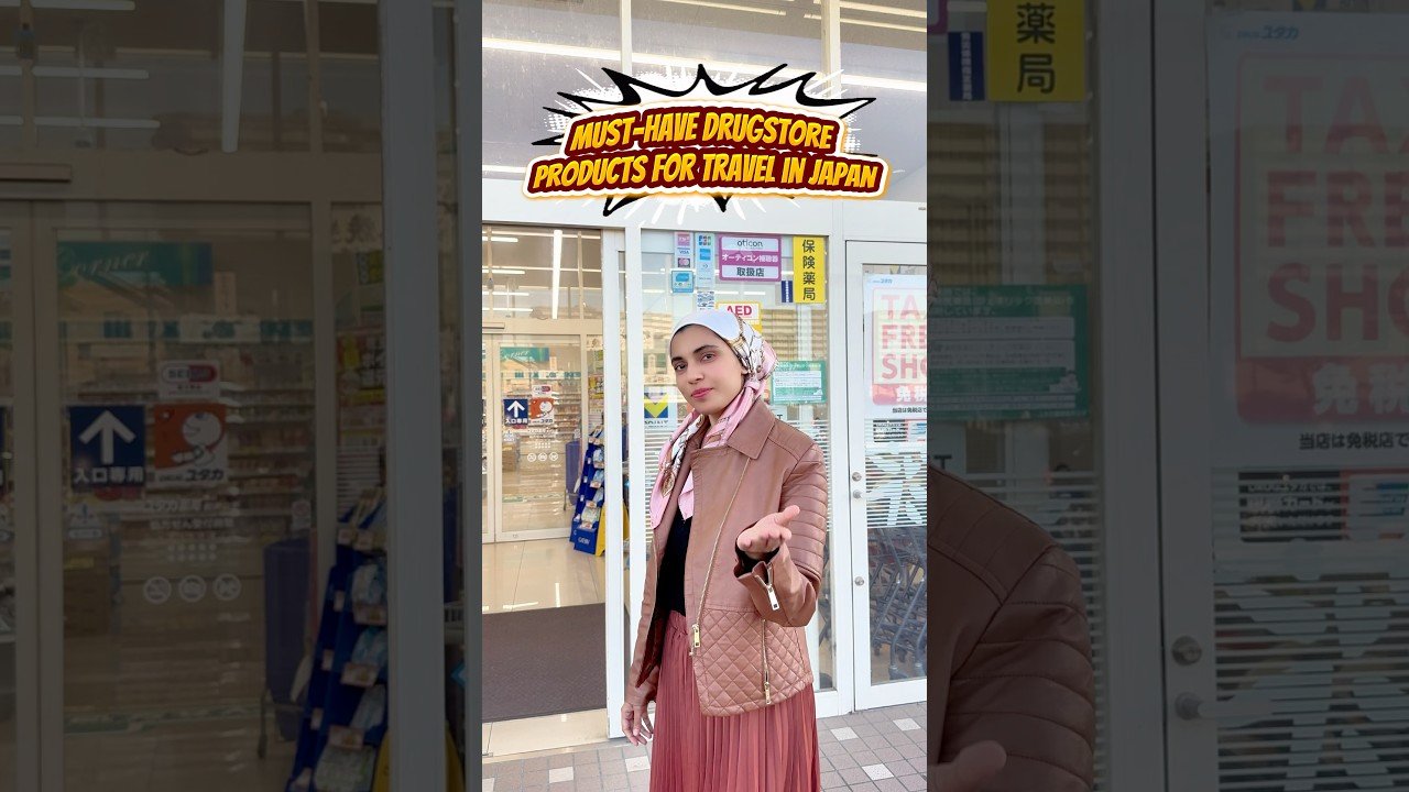 6 must-have travel items you’ll thank me for #japan #travel #travelguide #traveltips #drugstore